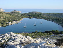 Lavsa Island in Kornati National Park, Croatia