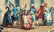 Franse aristocraten, ca. 1774
