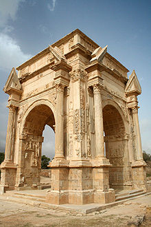 Septimijaus Severo arka Leptis Magnoje