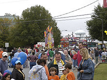 Enkele van de attracties op het festival  