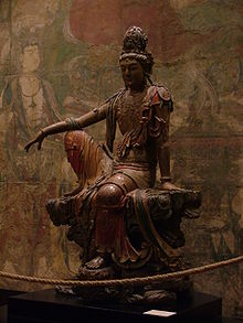 Wooden statue, later Liao dynasty, Shanxi province