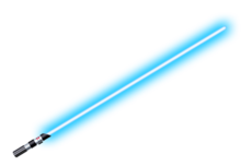 A lightsaber (also called a lightsaber) is the weapon of a Jedi.