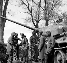Meeting of British and Soviet troops near Wismar on 3 May 1945