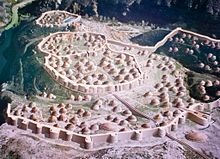 Model of Los Millares, the only site where settlement and burial ground are equally known.