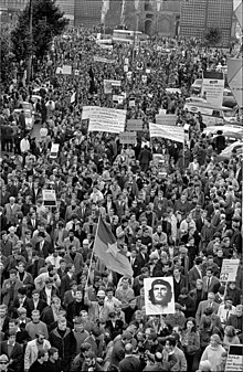 Anti-war demonstration in West Berlin, 1968