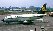 Un Boeing 737-100 al companiei Lufthansa  