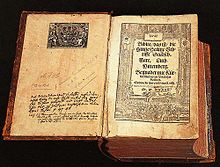 The first complete translation of the Bible into German, 1534