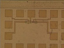 Already today the size of the transistors (see picture) of a commercial microprocessor is in the range of nanotechnology. Structures 5 nm wide are achieved.