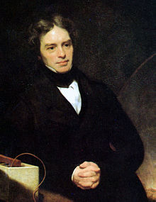 Michael Faraday in an oil painting by Thomas Phillips (1770-1845) from about 1841/42.
