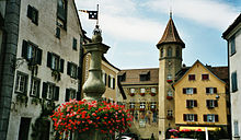 Town hall of Maienfeld (right)