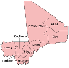 Regiony Mali