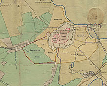 Map of Reval from 1810