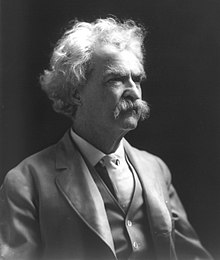 Mark Twain at the age of 72