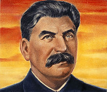 Oorlogspropaganda-portret van Stalin uit 1941  