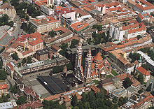 Aerial view: Szeged