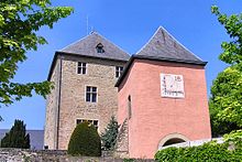 Das Schloss von Mersch, Luxemburg