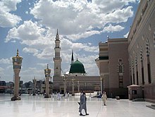 The Prophet's Mosque (al-Masjid an-nabawi) in Medina