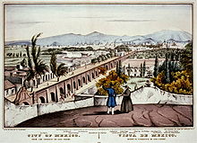 Mexico City seen from San Cosme (1847)