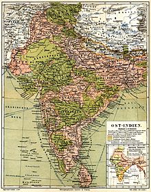 Map of the Empire of India