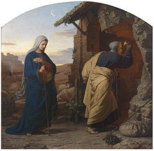 Michael Rieser: On the evening before Christ's birth (1869)