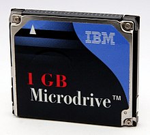1 GB IBM MicroDrive (1″) compatible with CompactFlash type II