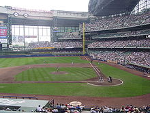 Milwaukeen baseball-stadion (Miller Park).