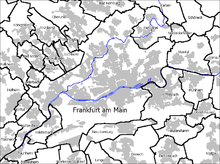 Frankfurt and neighboring communities