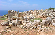Temple complex Mnajdra in the south of Malta