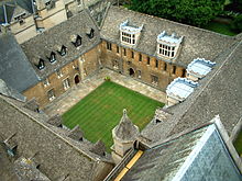 Mob Quad of Merton College - the oldest quad of the university
