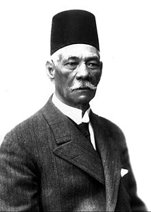 Saad Zaghlul, important social reformer and Prime Minister in 1924. In Egypt he is called Zaeem al Ummah (Leader/Father of the Nation).