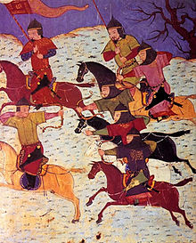 Mounted archers of the Mongolsfrom the universal history of Raschid ad-Din