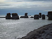 Monoliths on Quarry Island off Havre-St-Pierre