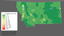 Population density .