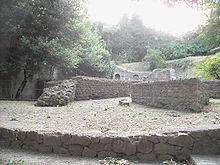 Isiksen temppeli Roomassa - Isiacon pyhäkön jäännökset, Janiculum (via Dandolo)  