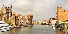 Gdansk in the Vistula Delta