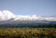 Ruapehu Volcano in Tongariro National Park