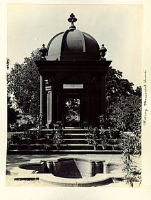 Monumento al Motín en Jhansi, 1900  