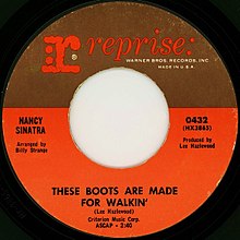 Nancy Sinatra - These Boots are Made for Walkin'