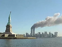 11 september 2001, terroristische aanslag op het World Trade Center in New York...