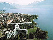 Nestlén pääkonttori Veveyssä, Sveitsissä  
