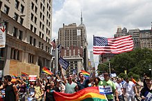 New York City is home to the largest gay and bisexual community in the United States.