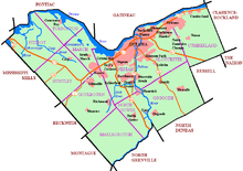 Map of Ottawa City