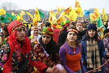 Kurds celebrate Newroz in Istanbul