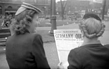 Montreal Daily Star : "Germany Quit", 7 de Maio de 1945