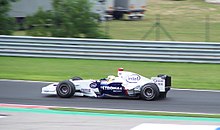 Nick Heidfeld behaalde BMW's eerste podiumplaats tijdens de Grand Prix van Hongarije in 2006.  