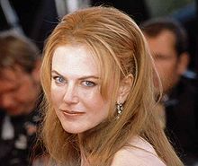 Nicole Kidman (Satine) bei den Filmfestspielen von Cannes 2001