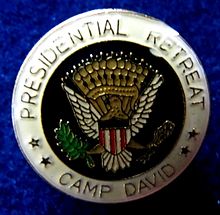 Cuff links of Richard Nixon, Camp David edition in the private possession of a German collector