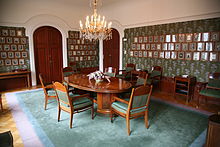 De vergaderzaal van het Noorse Nobelcomité  