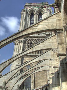 buttresses on the south side