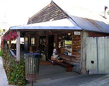 Een winkel, Jenkins St, Nundle, NSW.  